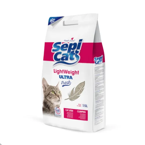 Sepicat LightWeight Ultra Fresh arena aglomerante ligera para gatos