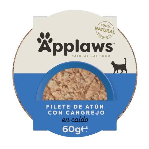 Applaws Atún y Cangrejo tarrina para gatos