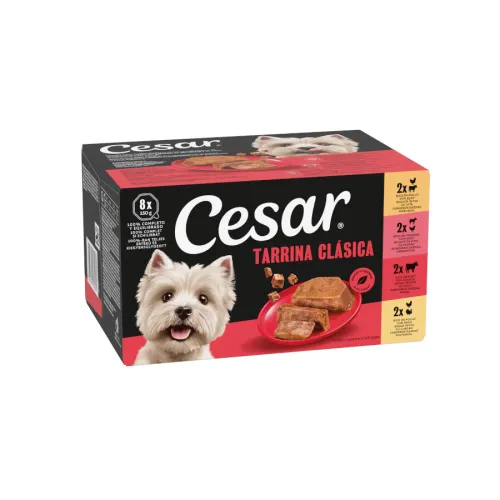 Cesar Selección Clasicos Tarrina en Paté para Perros - Multipack