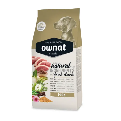 Ownat Classic Pienso Pato para perros
