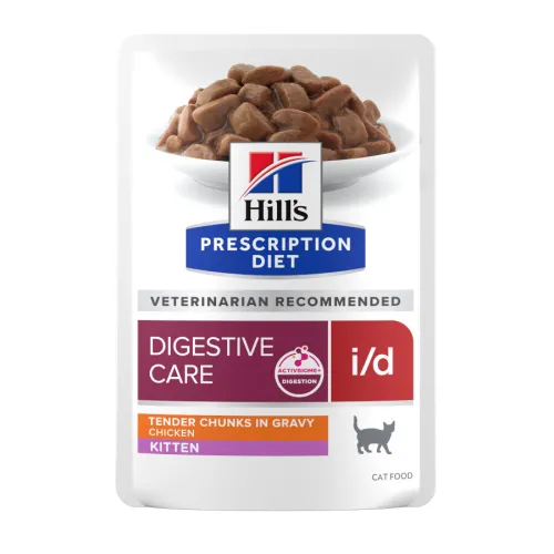 Hills Prescription Diet I/D Digestive Care Kitten Lata Pollo para gatos