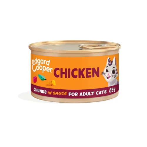 Edgard & Cooper Filetes de Atún y Pollo lata para gatos
