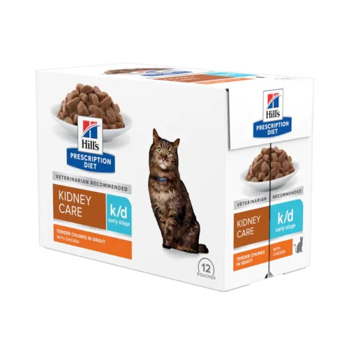 Hills Prescription Diet Early Stage Kidney Care k/d Pollo sobre en salsa para gatos