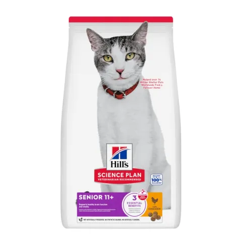 Hills Science Plan Pienso Pollo para gatos seniors