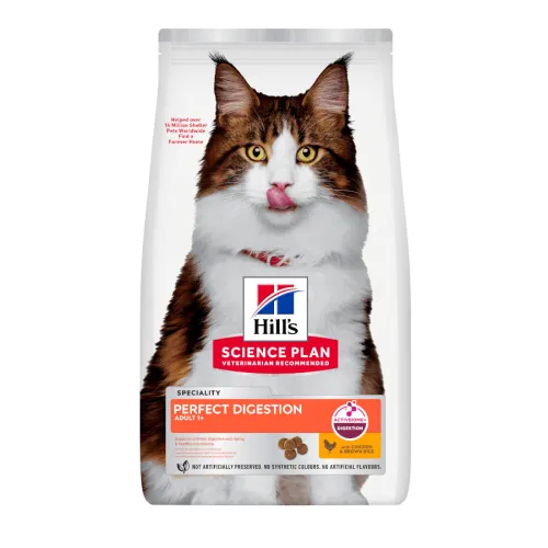 Hills Science Plan Perfect Digestion Adult Pollo Pienso para gatos
