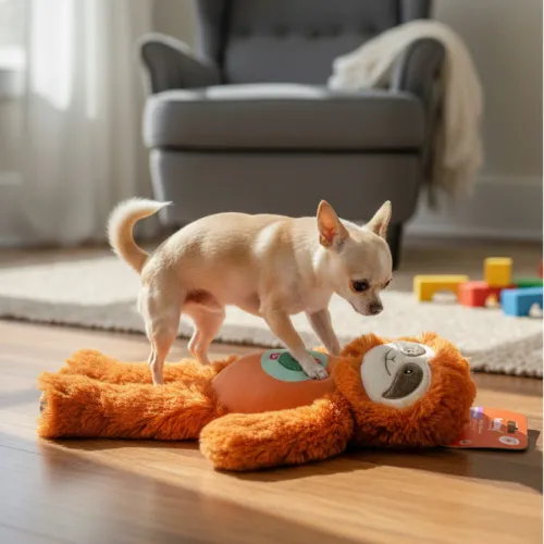 Tootoy! Perezoso Mordedor de Peluche con Sonido para perros