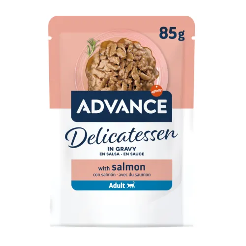 Advance Delicatessen Salmón en Salsa Sobres para gatos