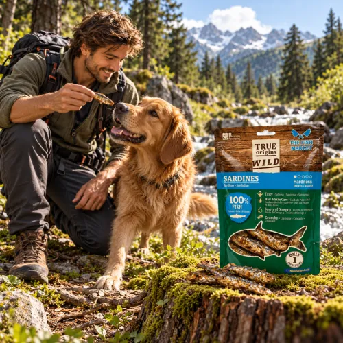 True Origins Sardinas Snack para perros