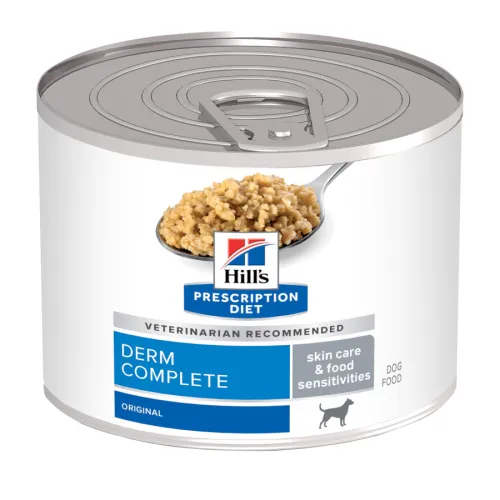 Hills Prescription Diet Derm Complete lata para perros