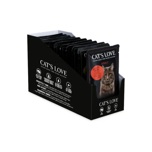 Cats Love Adult Sobre en Gelatina para gatos – Multipack 12