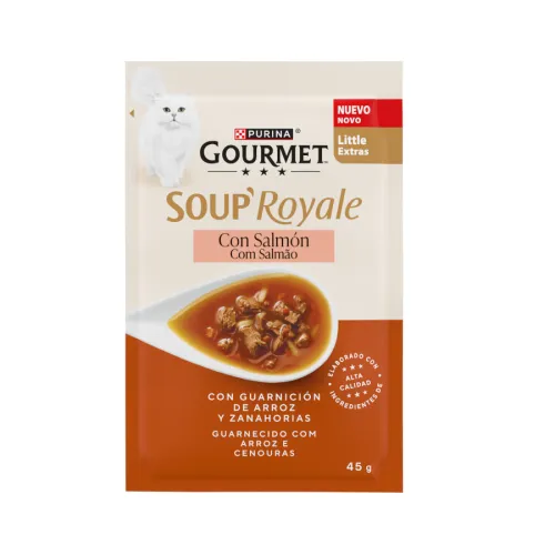 Purina Gourmet Soup Royale Sopa con Salmón para gatos