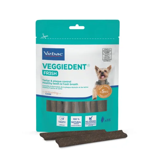 Virbac Snacks Dentales VeggieDent Fresh para perros Toy