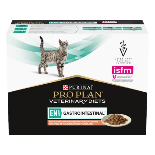 Pro Plan Veterinary Diets Feline En Gastrointestinal Salmón en Salsa sobre para gatos