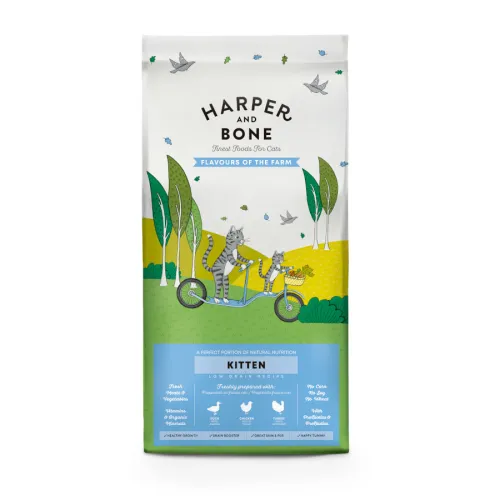 Harper & Bone Flavours Farm Pienso Sabores Granja para gatitos