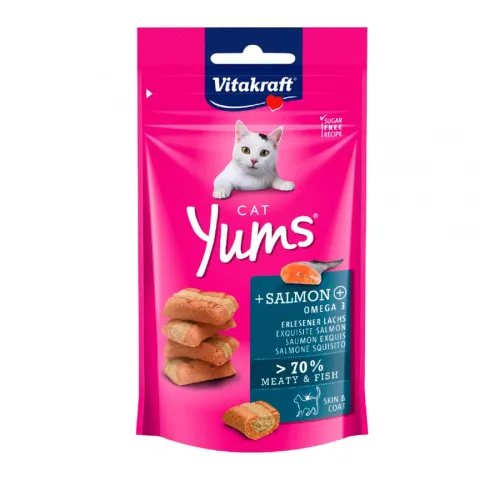 Vitakraft  Cat Yums Bocaditos de Salmón para gatos