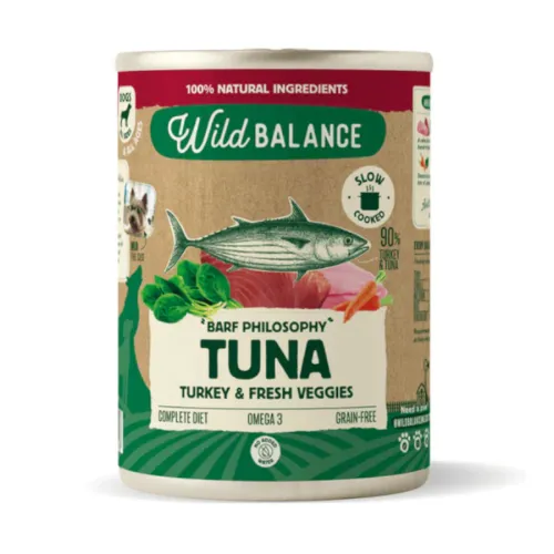 Wild Balance Atún y Pavo lata para perros