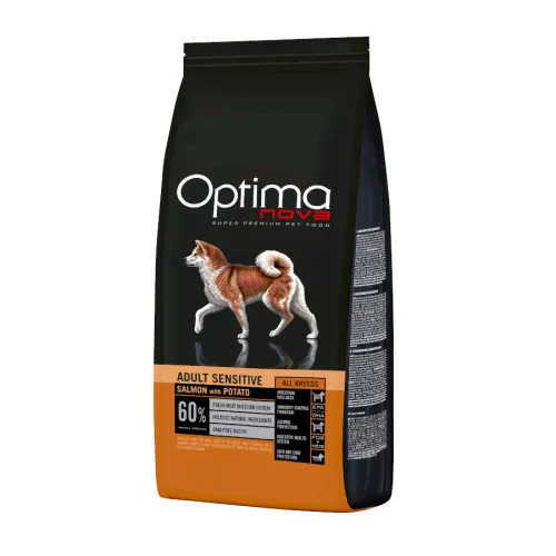 Optima Nova Adult Sensitive Salmón pienso para perros