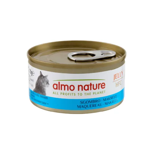 Almo Nature HFC caballa lata en gelatina para gatos