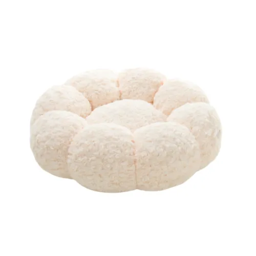 Leeby Sofá Flower Bed Swirl Beige para perros