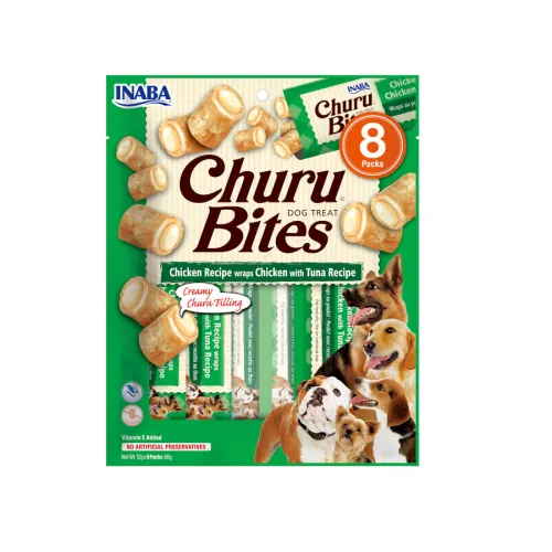 Churu Bocaditos Bites de Pollo con Atún para perros