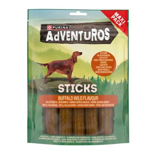 Adventuros Palitos Búfalo para perros
