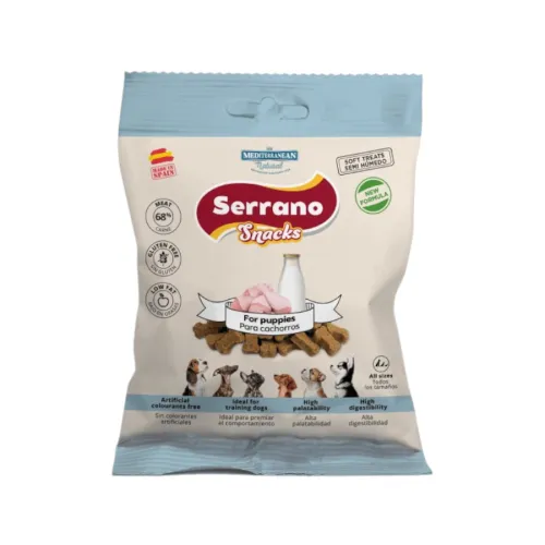 Mediterranean Natural Serrano Huesitos para cachorros