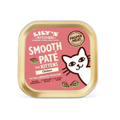 Lilys Kitchen Kitten Pollo en paté tarrina para gatos
