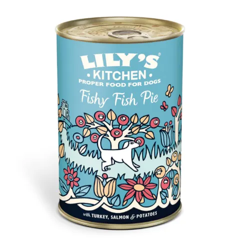 Lilys Kitchen Salmón y Arenque lata para perros
