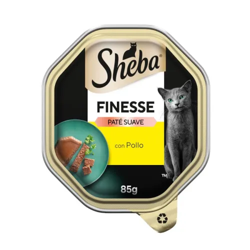 Sheba Finesse Pollo en Paté tarrina para gatos