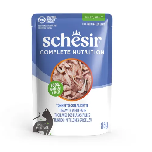 Schesir Adult Atún con Anchoveta sobre para gatos