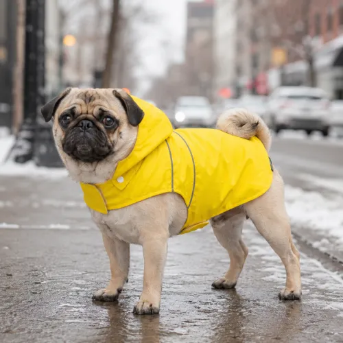 Gotoo Impermeable Reflectante Amarillo para perros