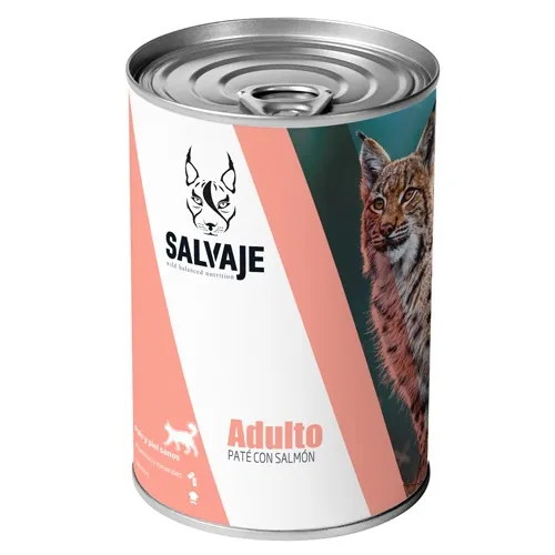 Salvaje Original Adulto Salmón en Paté lata para gatos