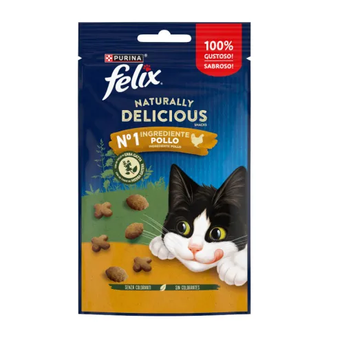 Felix Bocaditos Naturally Delicious Pollo para gatos