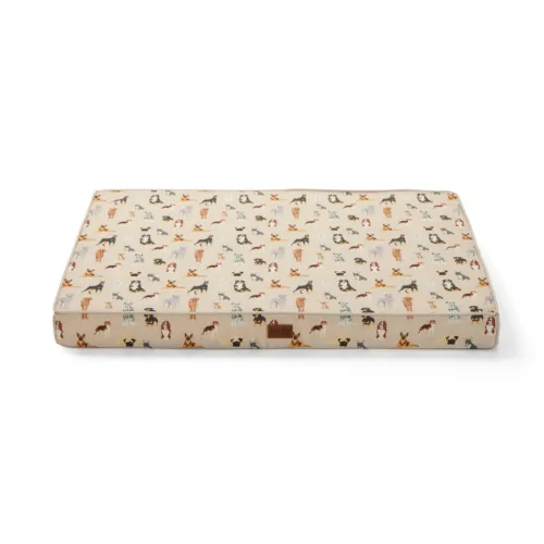 Leeby colchón viscoelástico estampado perros para perros
