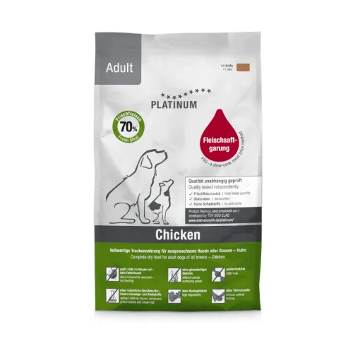 Platinum Adult Pollo pienso para perros
