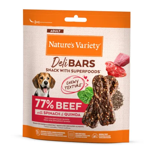Natures Variety DeliBars Barritas Buey snacks para perros