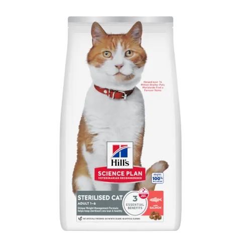 Hills Science Plan Sterilised pienso salmón para gatos
