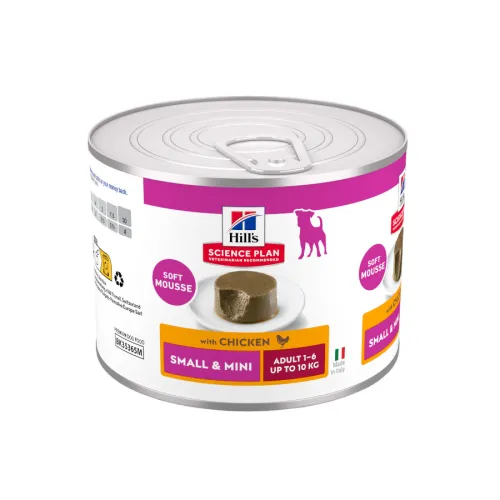 Hills Science Plan Adult Small y Mini Mousse de Pollo lata para perros