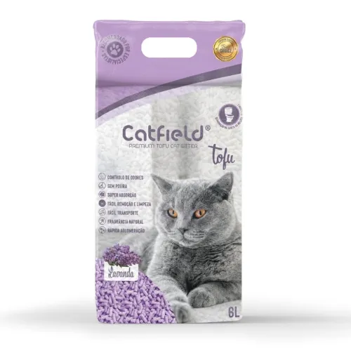 Catfield Tofu Arena Aglomerante Lavanda para gatos