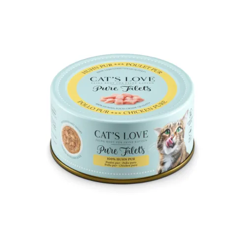 Cats Love Pure Filetes de Pollo lata para gatos