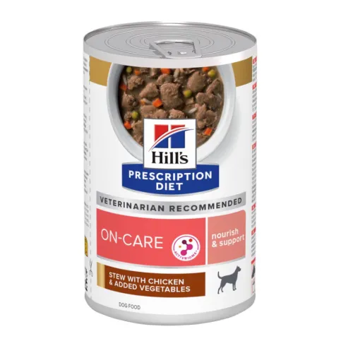 Hills Prescription Diet ON-Care Estofado de Pollo y Vegetales lata para perros