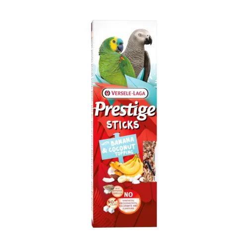 Versele-Laga Prestige Sticks Barritas Plátano y Coco para loros