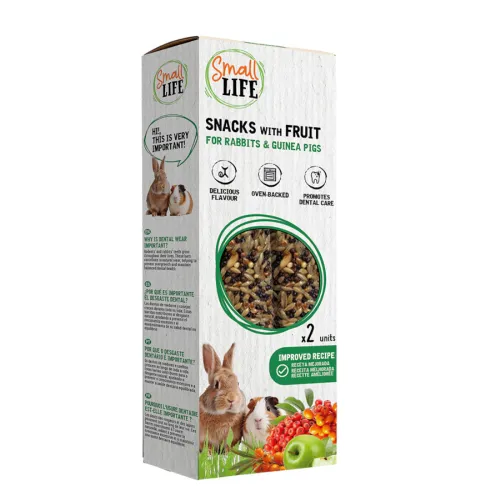 Small Life Barritas Snack con Fruta para conejos y cobayas