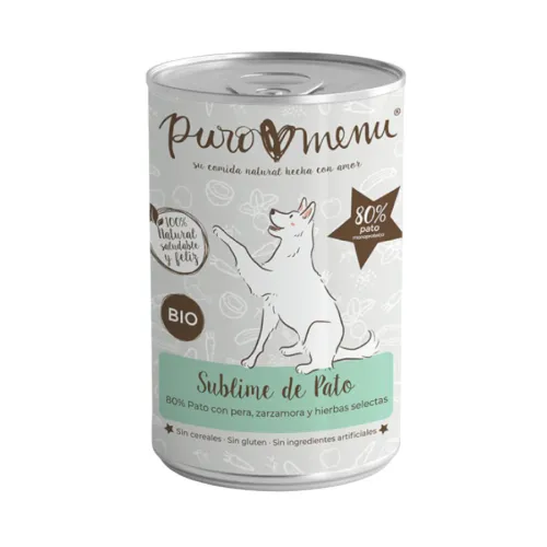 Puromenu Sublime Pato Bio Lata para perros
