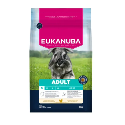 Eukanuba Adult pollo pienso para perros de raza pequeña