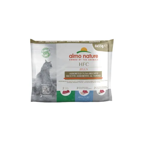 Almo Nature HFC Natural Recetas Variadas de Atún en sobre para gatos