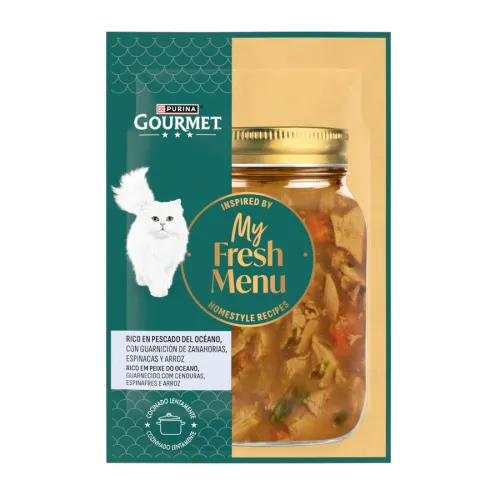 Gourmet My Fresh Menu Pescado del Océano sobres para gatos