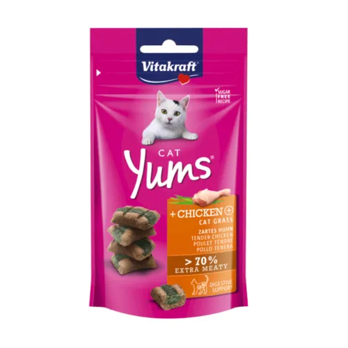 Vitakraft Cat Yums Bocaditos de Pollo para gatos