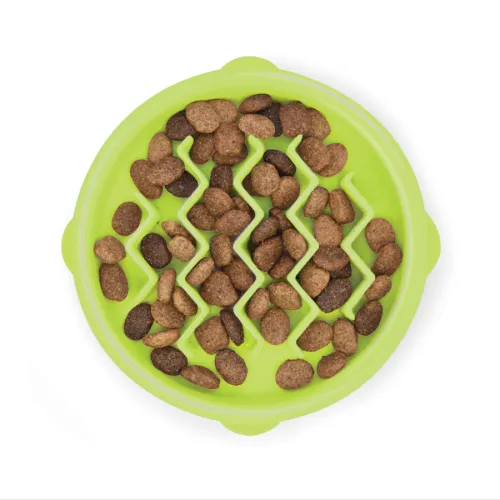 Catstages Cat Fun Comedero Lento Verde para gatos