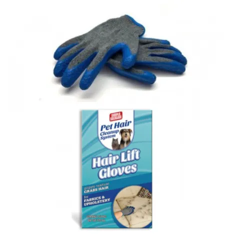 Simple Solutions Guantes de Limpieza de Pelos para perros y gatos